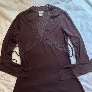 Rave Women's Brown and Black Blouse